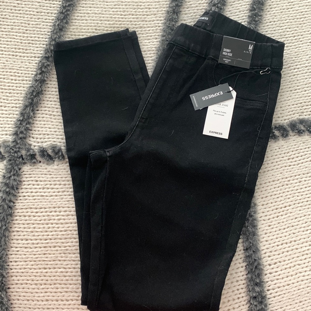 Express flex skinny jeans size Medium